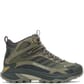 Merrell Men's Moab Speed 2 Mid GTX Hiking Boots Olive Right Side