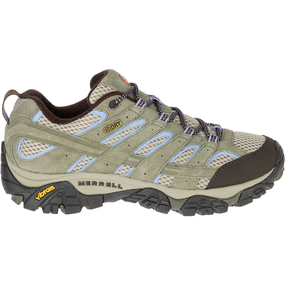06030W Merrell Women's Moab 2 WP Wide Hiking Shoes - Dusty Olive