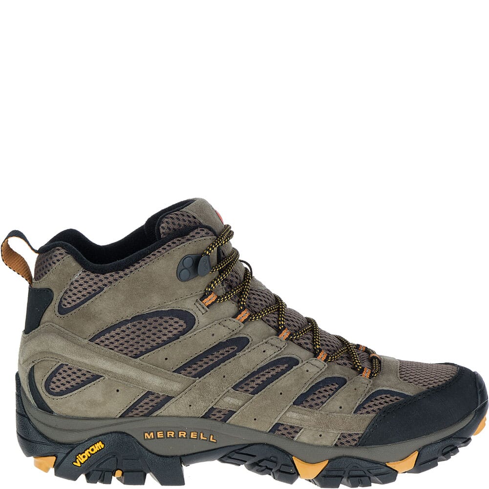 Merrell Men's Moab 2 Mid Ventilator Hiking Boots - Walnut