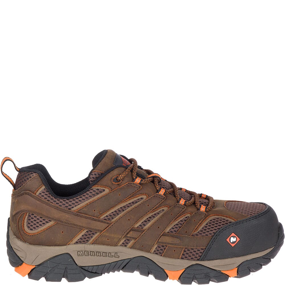 Merrell Men's Moab Vertex Vent Safety Shoes - Clay