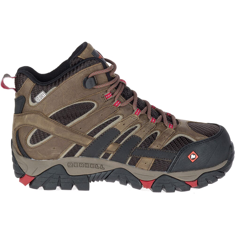 Merrell Women's Moab 2 Vent Mid WP Safety Shoes - Boulder