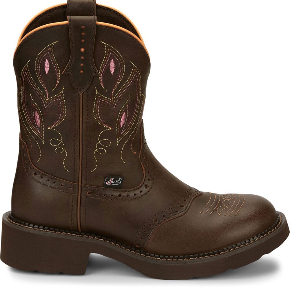 GY9526 Justin Women's Gemma Western Boots - Dark Brown