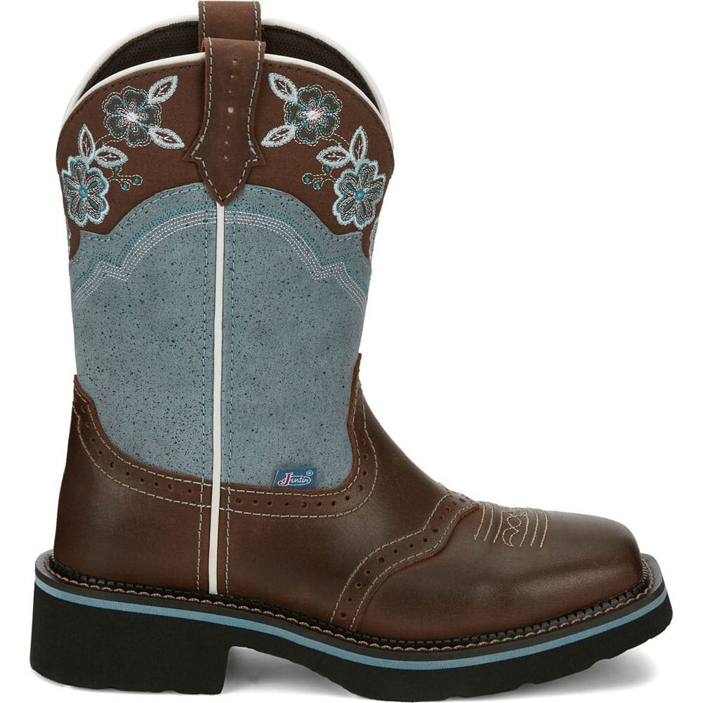 GY9950 Justin Women's Starlina Western Boots - Aged Bark