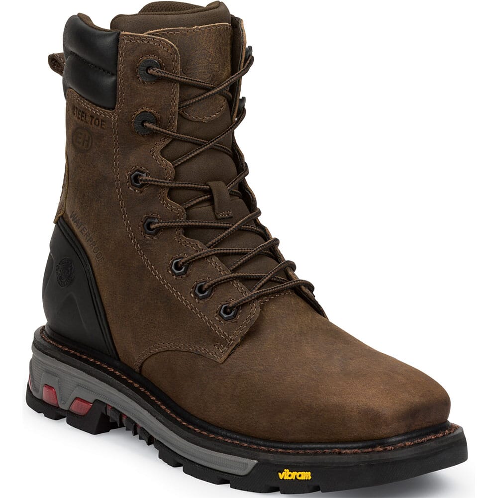 Justin Men's Commander-X5 WP Safety Boots - Tobacco