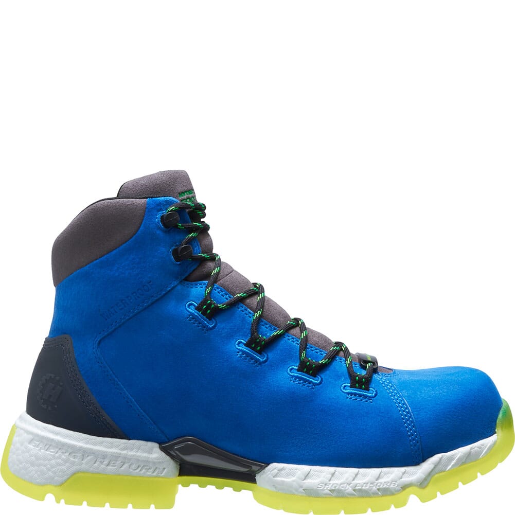Footrests by Hytest Men's 2.0 Xergy WP Safety Boots - Blue