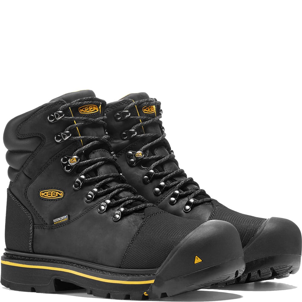 1009173 KEEN Utility Men's Milwaukee WP Safety Boots - Black