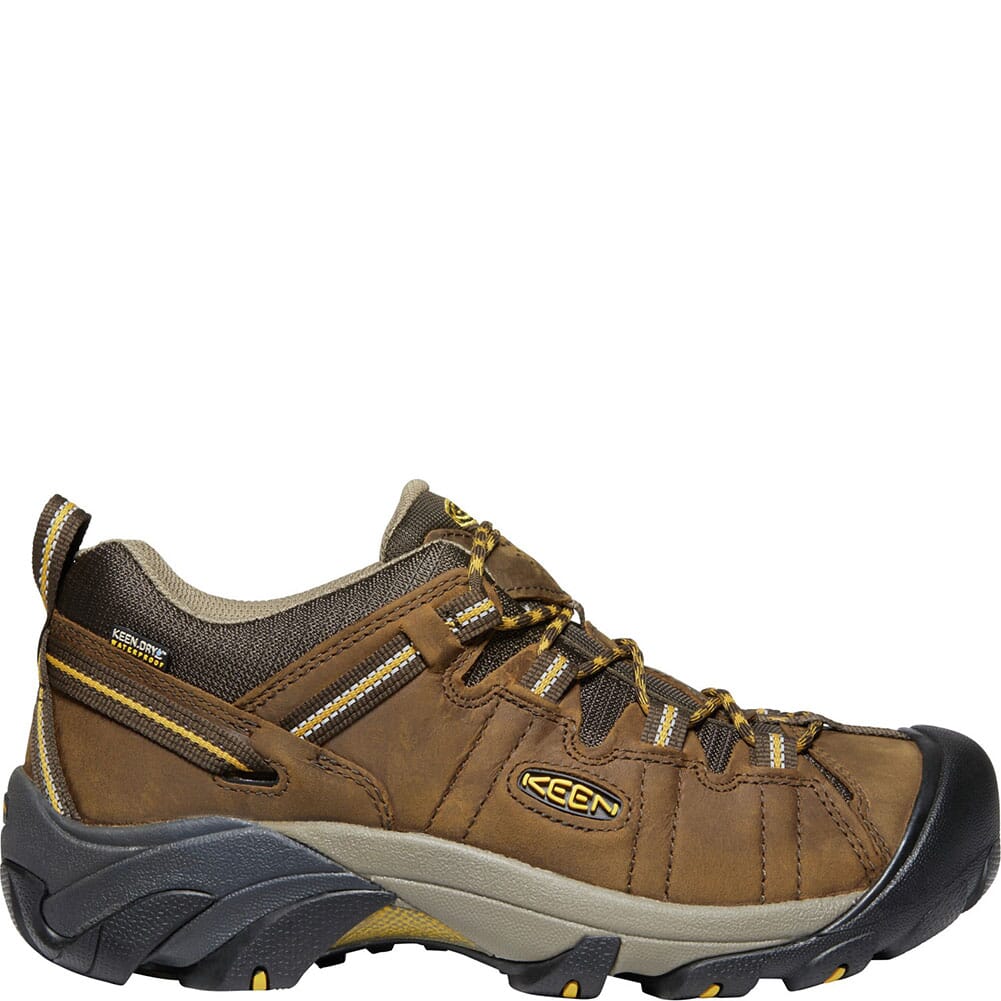 KEEN Men's Targhee II Wide Hiking Shoes - Cascade Brown/Yellow