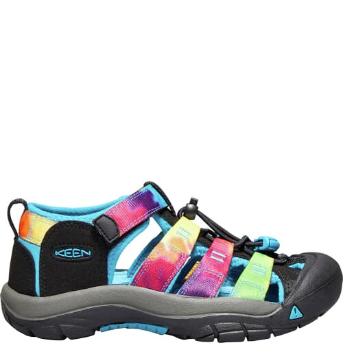 KEEN Outdoor Big Kids Newport H2 Sandals - Rainbow Tie Dye  display picture 2