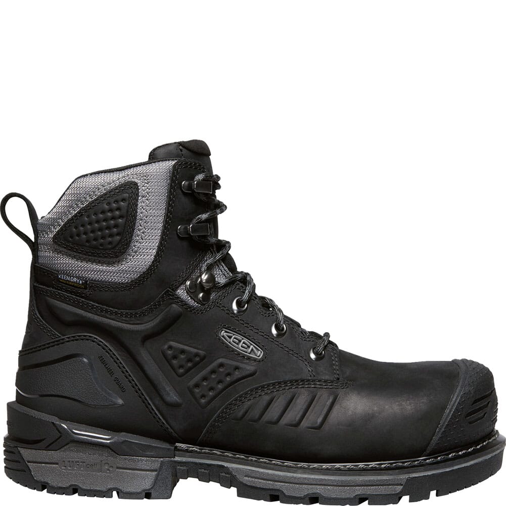 KEEN Men's Philadelphia WP Safety Boots - Black/Steel Grey