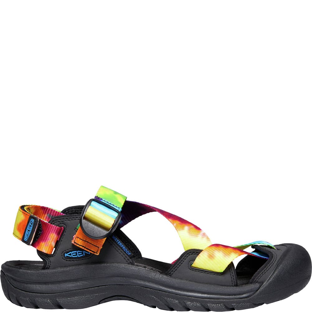 1022419 KEEN Men's Zerraport II Sandals - Multi Tye-Dye/Black