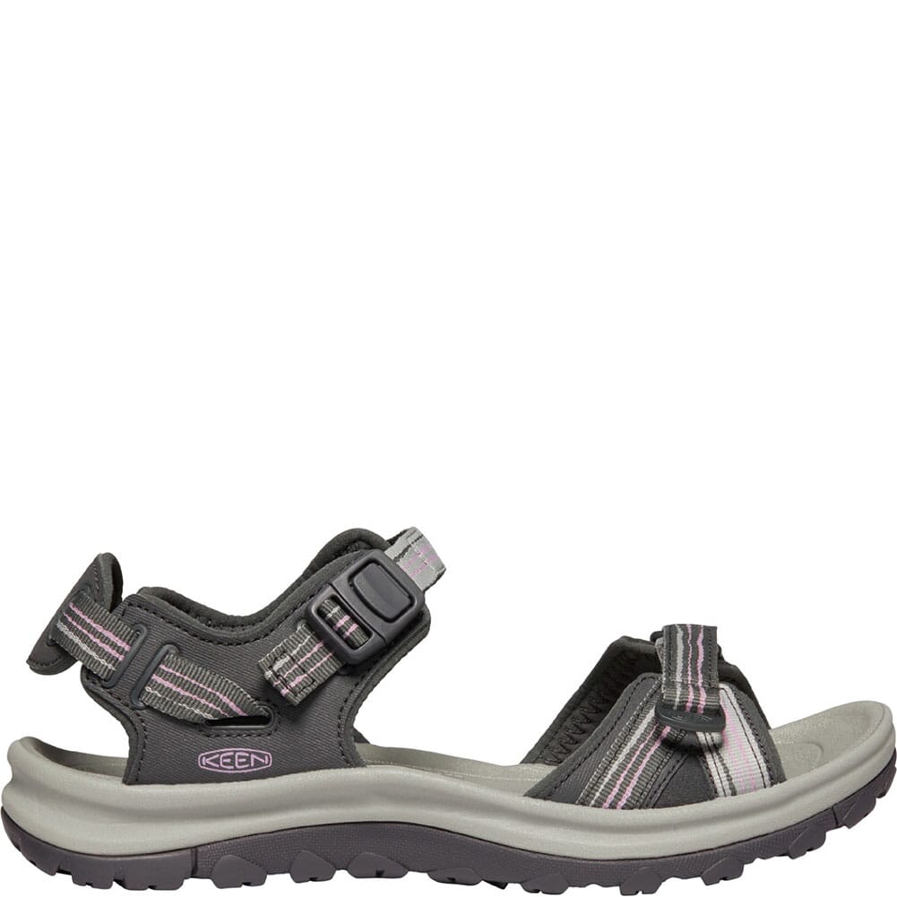 1022448 KEEN Women's Terradora II Open Toe Sandals - Dark Grey/Dawn Pink