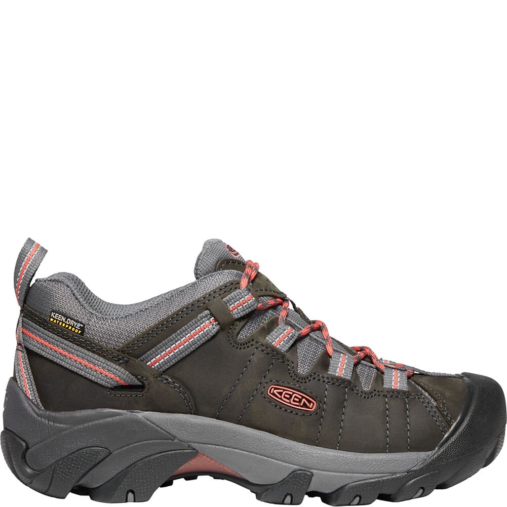 1022815 KEEN Women's Targhee II Hiking Shoes - Magnet/Coral