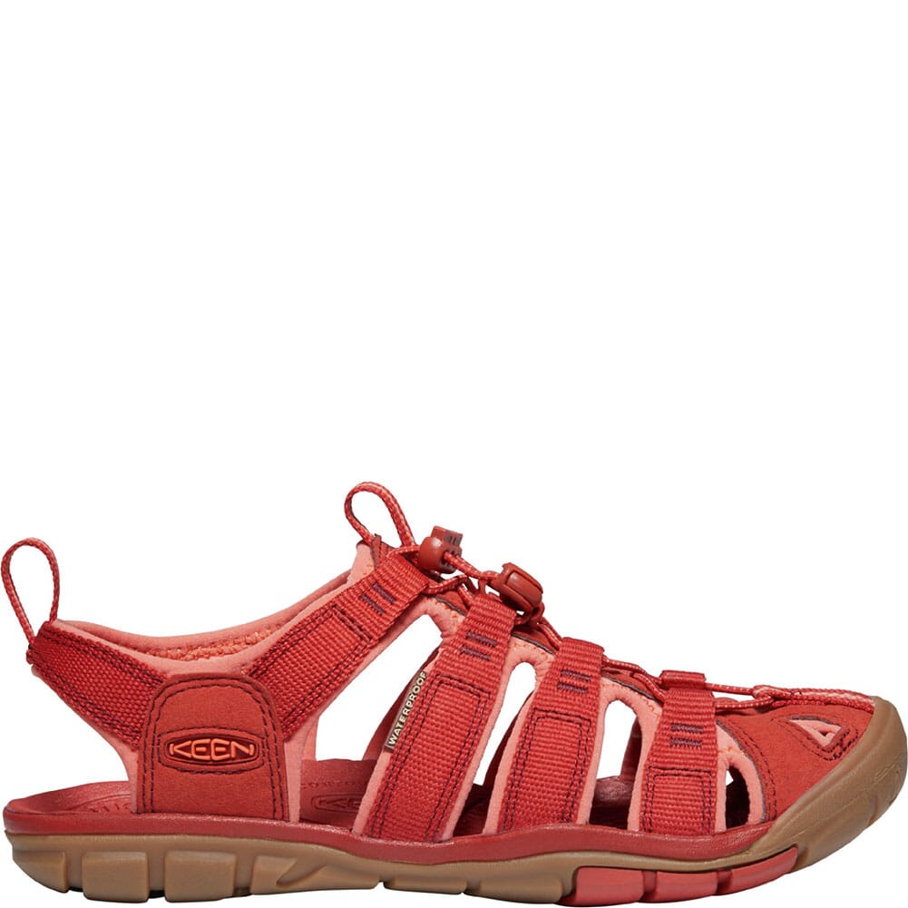 1022963 KEEN Women's Clearwater CNX Sandals - Dark Red/Coral