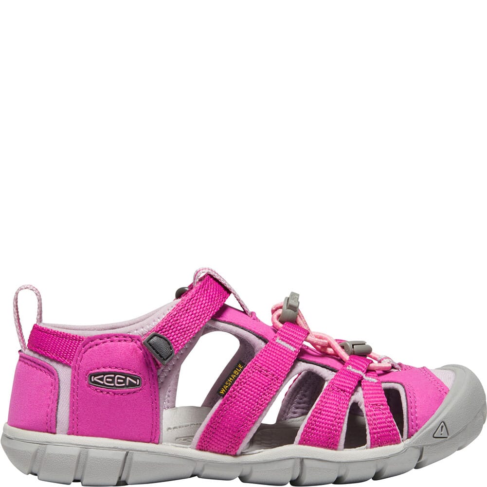 1022994 KEEN Kid's Seacamp II CNX Casual Shoes - Very Berry/Dawn Pink