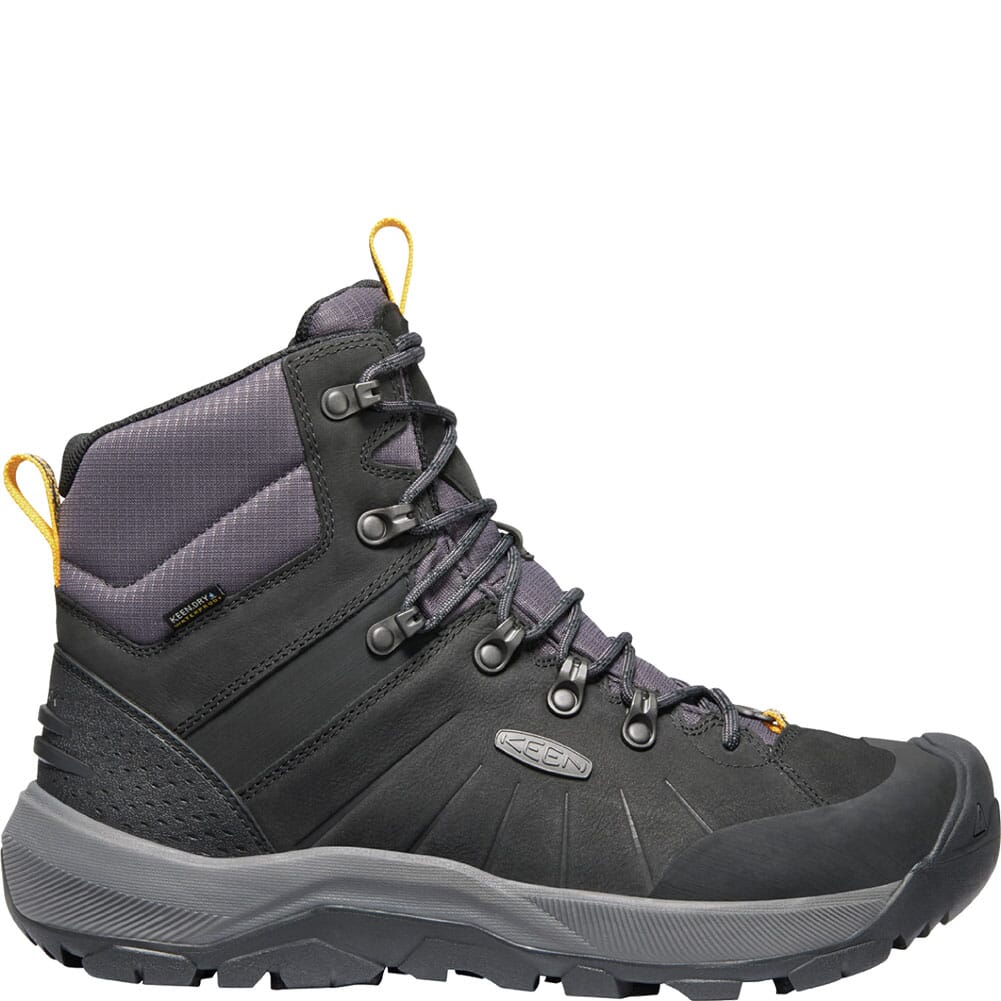 1023618 KEEN Men's Revel IV Polar Hiking Boots - Black/Magnet
