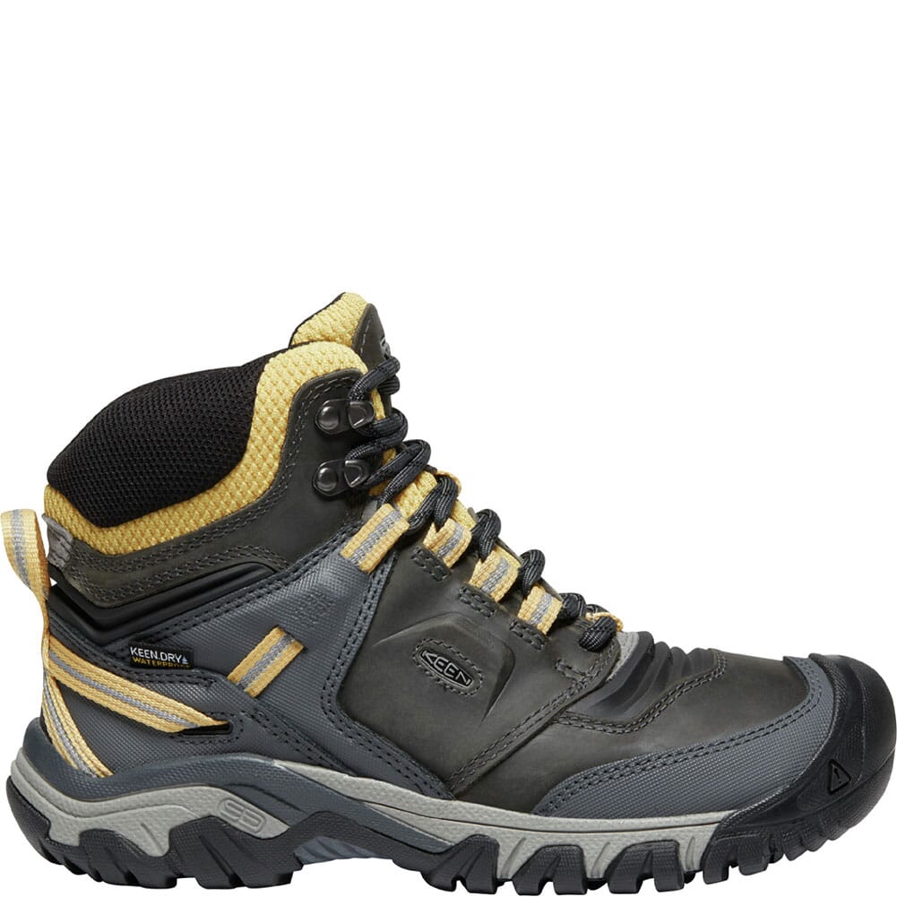 1024920 KEEN Women's Ridge Flex WP Hiking Boots - Magnet/Ochre