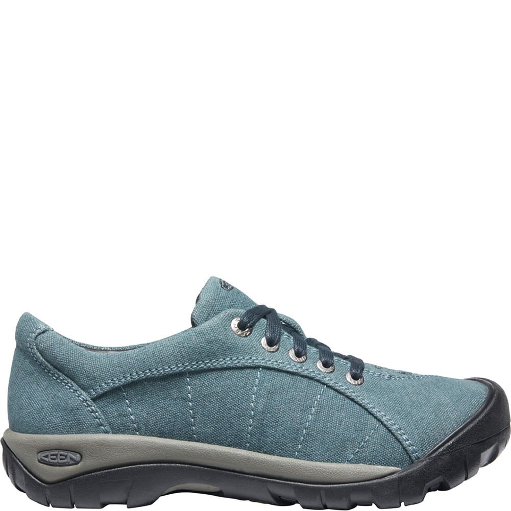 1025003 KEEN Women's Presidio Canvas Casual Shoes - Blue