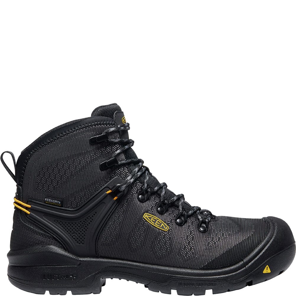 1025692 KEEN Utility Men's Dearborn WP Safety Boots - Steel Grey/Black