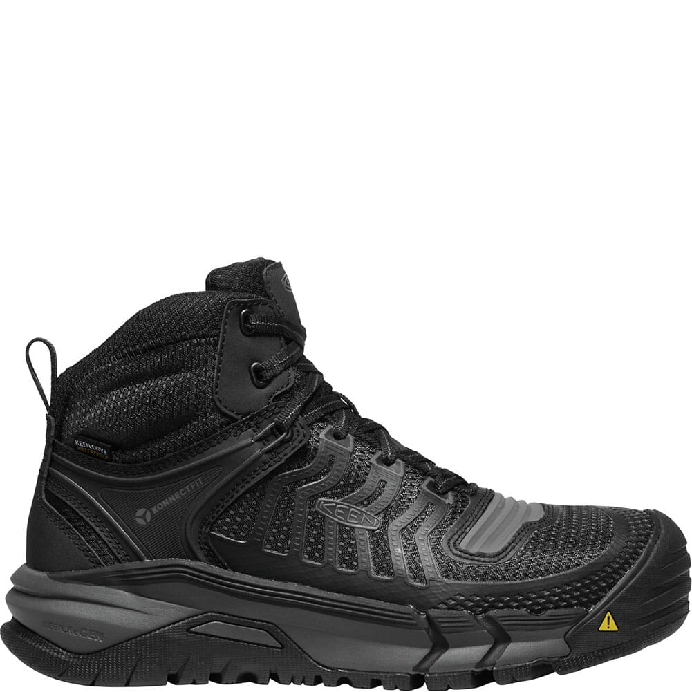 1025695 KEEN Utility Men's Kansas City Mid WP Safety Shoes - Black/Gun Metal