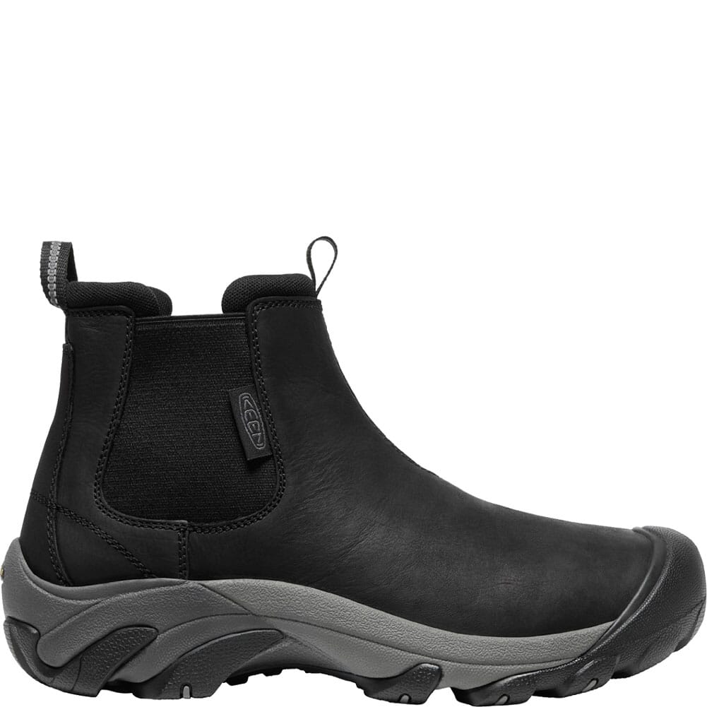 1025867 KEEN Men's Targhee II Chelsea Hiking Boots - Black/Black