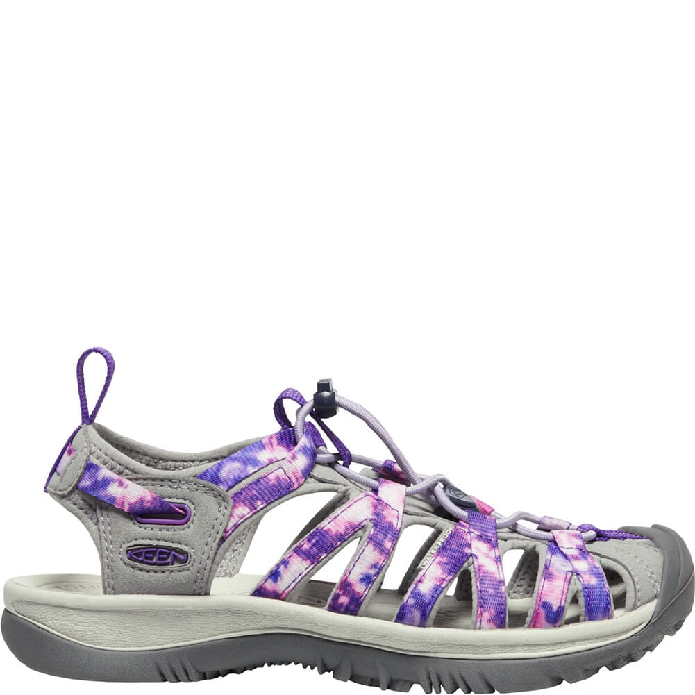 1026252 KEEN Women's Whisper Sandals - Tie Dye/Vapor