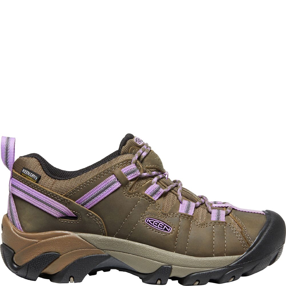 1026255 KEEN Women's Targhee II Hiking Shoes - Timberwolf/English Lavender