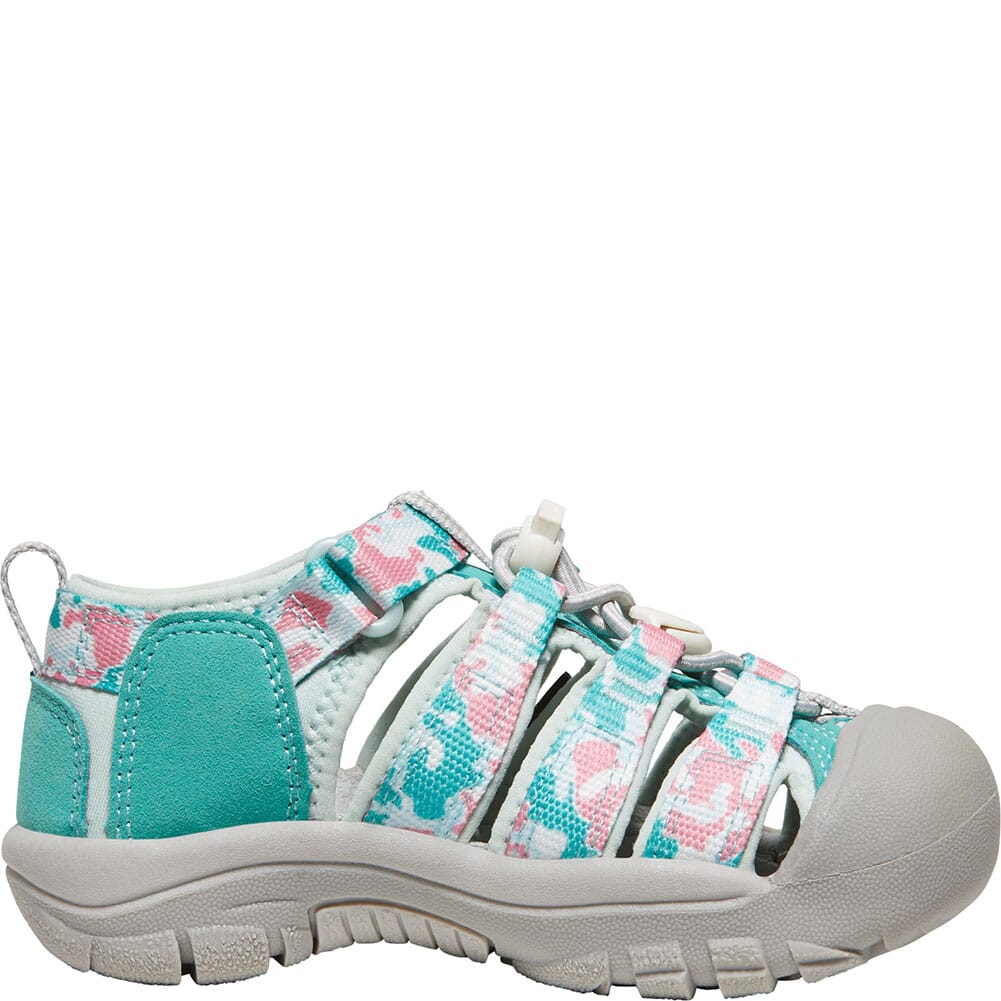 1026267 KEEN Kid's Newport H2 Sandals - Camo/Pink Icing