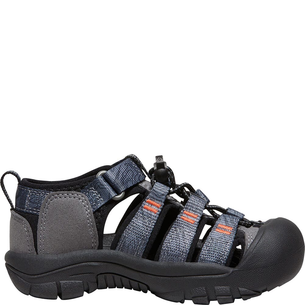 1026268 KEEN Kid's Newport H2 Sandals - Steel Grey/Black