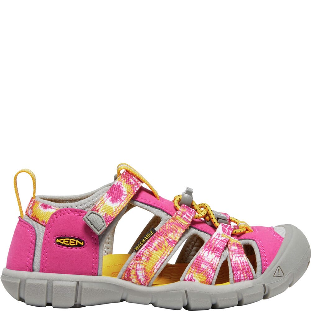 1026319 KEEN Kid's Seacamp II CNX Casual Shoes - Multi/Keen Yellow
