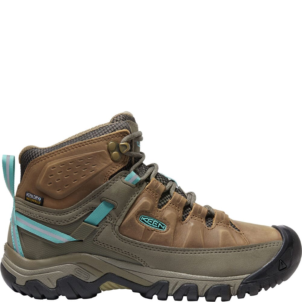 1026333 KEEN Women's Targhee III WP Mid Hiking Boots - Toasted Coconut