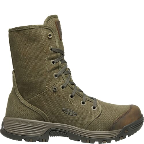 NWT Keen Utility Men\'s Roswell Mid Boots | Military Olive/Black Olive | Size 8.5 KEEN Utility Men main image 4