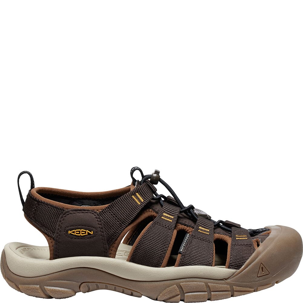 1028514 KEEN Men's Newport H2 Sandals - Java/Golden Yellow
