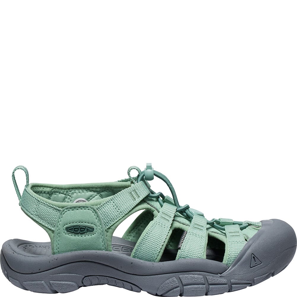 1028810 KEEN Women's Newport H2 Sandals - Granite/Green