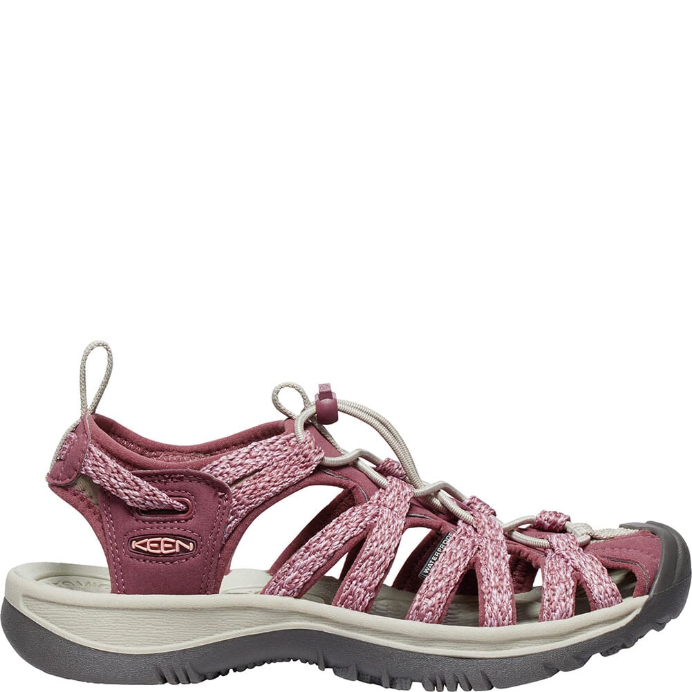 1028816 KEEN Women's Whisper Sandals - Rose Brown/Peach Parfait