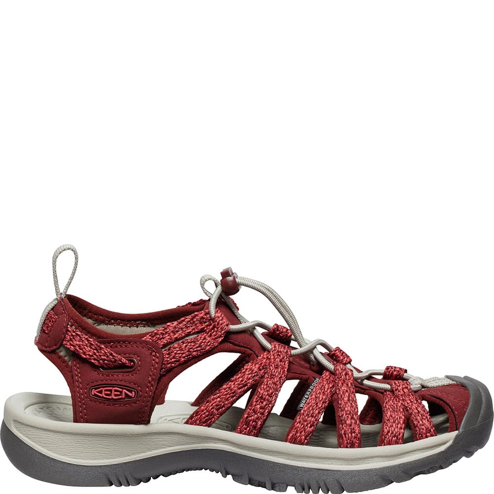 1028817 KEEN Women's Whisper Sandals - Cayenne/Fried Brick