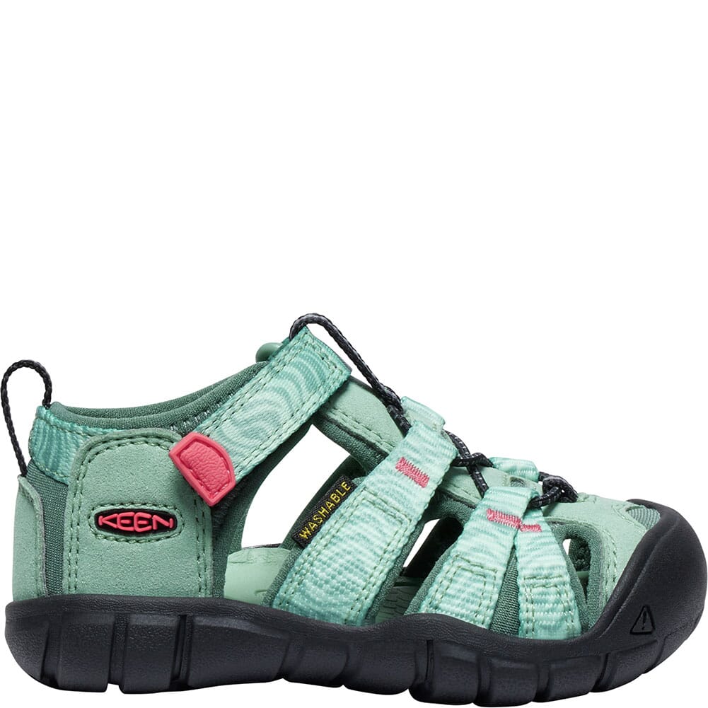 1028835 KEEN Kid's Seacamp II CNX Casual Shoes - Granite Green/Cayenne