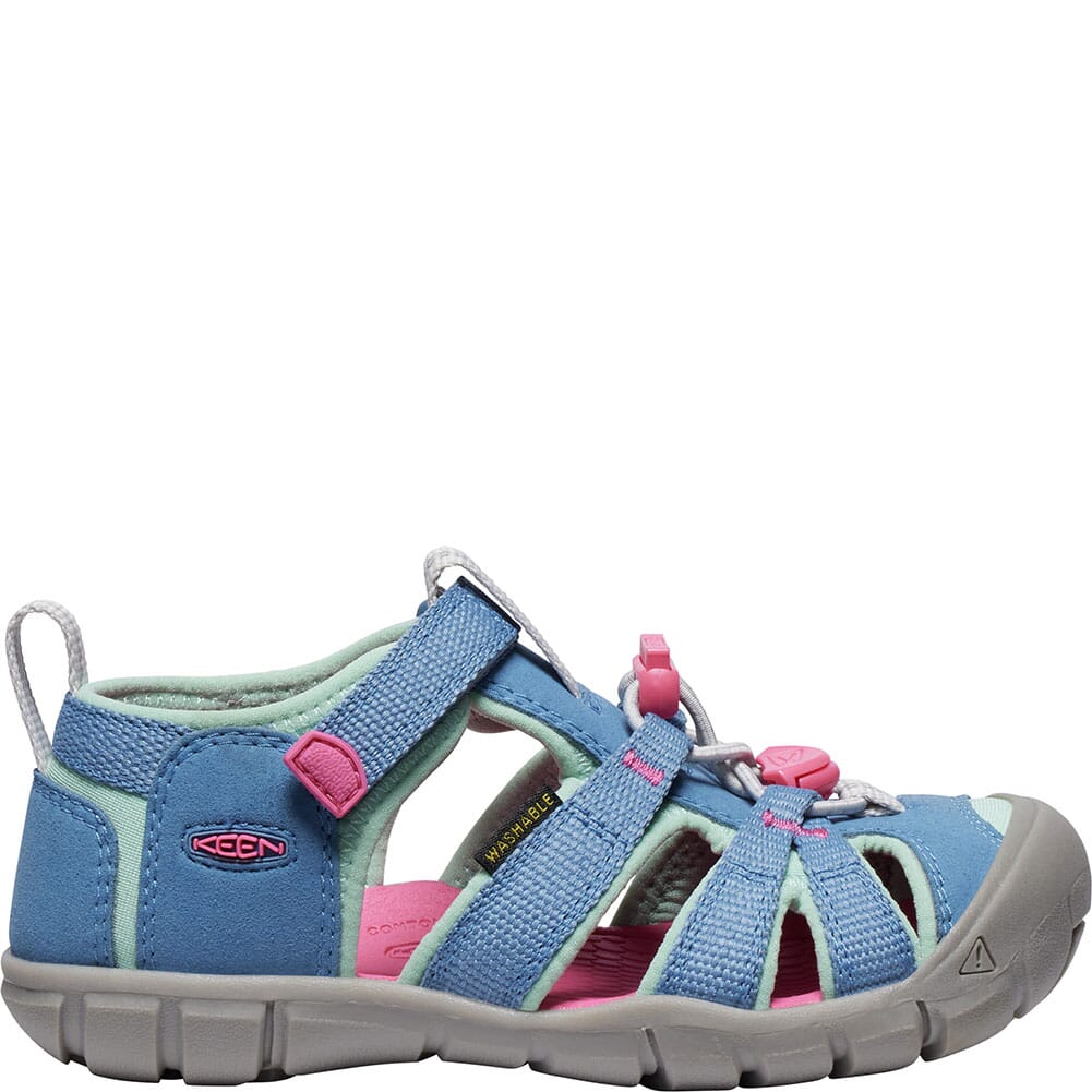 1028841 KEEN Kid's Seacamp II CNX Casual Shoes - Coronet Blue/Hot Pink