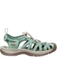 KEEN Women's Whisper Sandals Granite Green/Peach Parfait Right Side