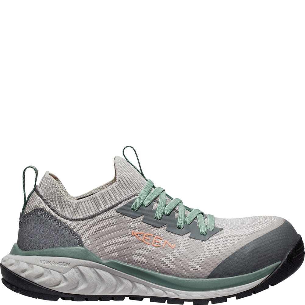 1029123 KEEN Utility Women's Arvada Shift Safety Shoes - Steel Grey/Granite Gree