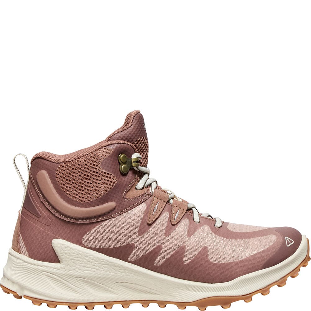 KEEN Outdoor Women's Zionic WP Mid Hiking Boots - Warm Taupe/Birch