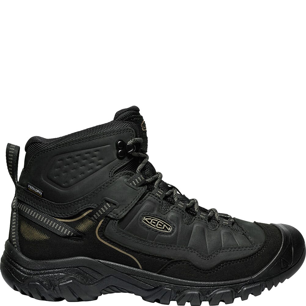 KEEN Outdoor Men s Targhee IV WP Hiking Boots Triple Black elliottsboots