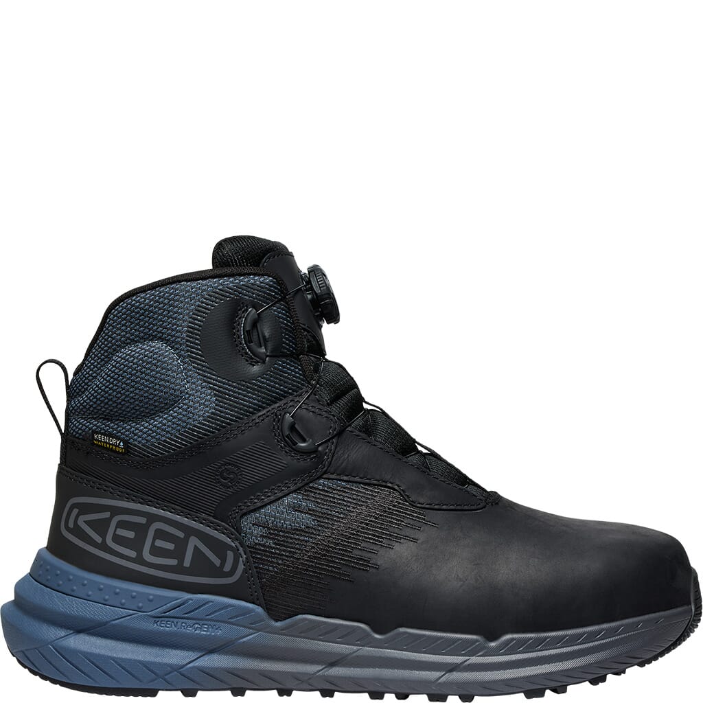 KEEN Utiity Men's Snapline RatchetFit Safety Boots - Indigo/Black