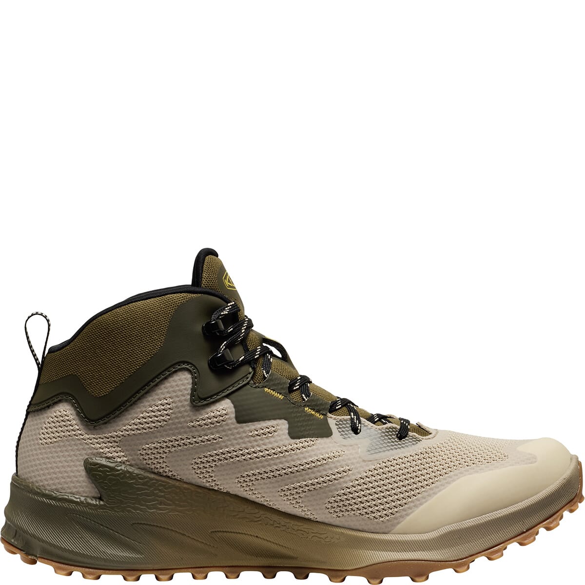 KEEN Men's Zionic NXT WP Mid Hiking Shoes - Brindle/Lemon Curry