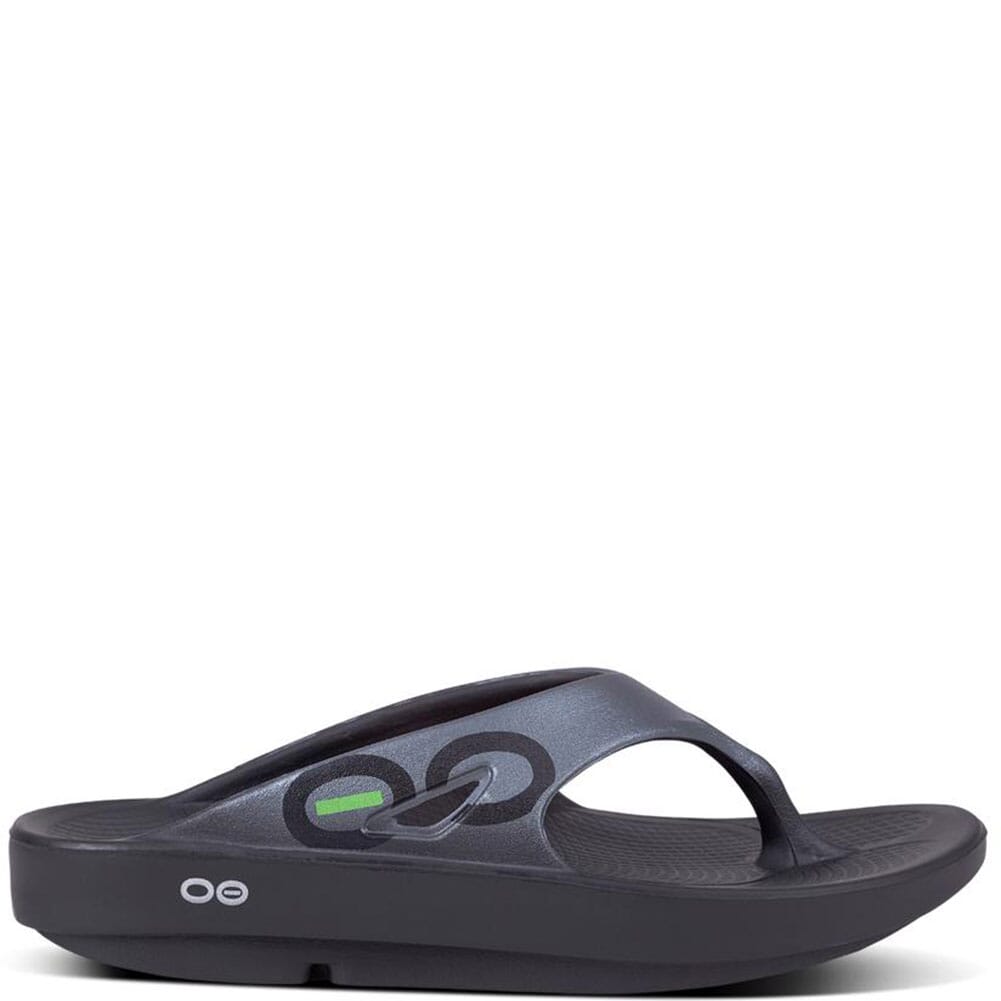 1001-GRPH OOFOS Unisex OOriginal Sport Sandals - Black/Graphite