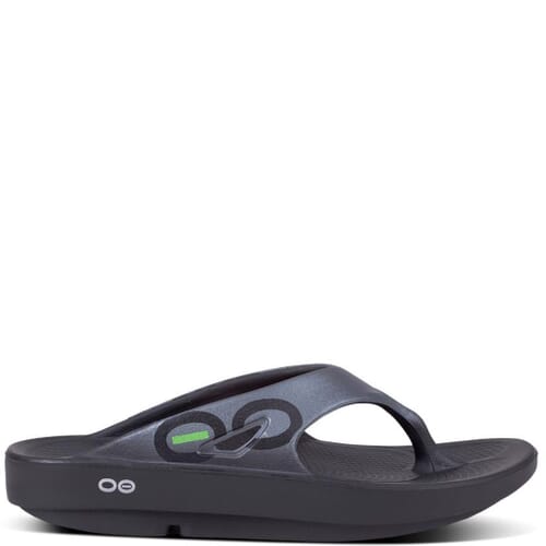 OOFOS Sandal Flip Flops OOFOAM Mens Size 16‎ 1001 GRPH  - GRAPHITE Sport Black OOFOS Sandal Flip Flops OOFOAM Size 16 1001 GRPH - GRAPHITE  main image 4