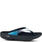 1401-BLKFRST OOFOS Women's OOLala Luxe Thong Casual Sandals - Frost
