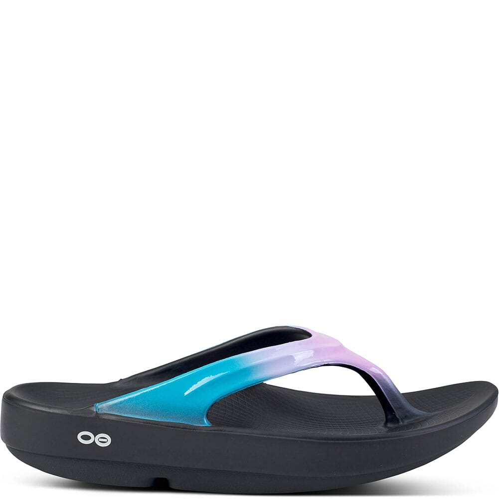 1401-COTCNDY OOFOS Women's OOLala Luxe Casual Sandals - Cotton Candy