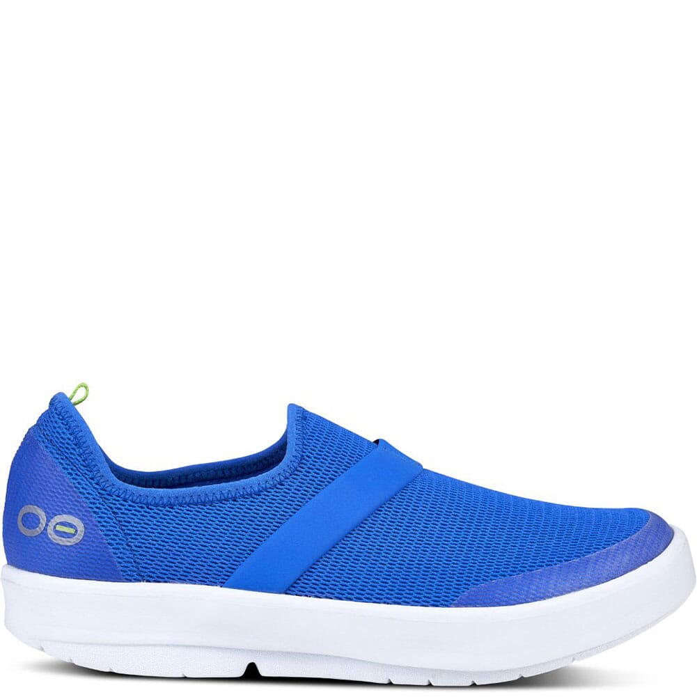 OOFOS Women's OOMG Casual Shoes - White/Blue