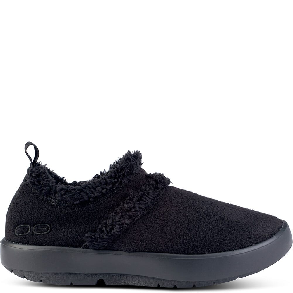 5074-BLK OOFOS Women's OOcoozie Low Shoes - Black