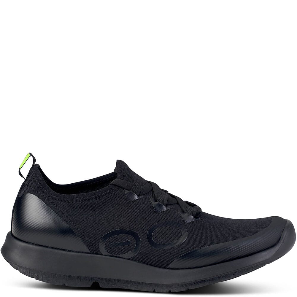 5076-BLK OOFOS Women's OOmg Sport LS Low Shoes - Black